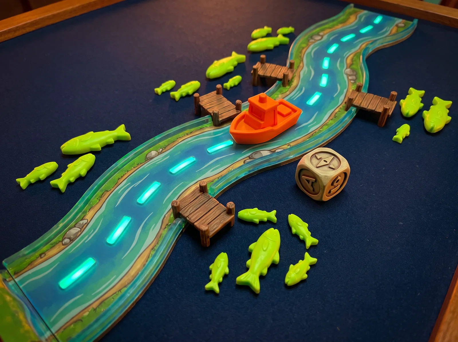 Fictional tabletop route meter